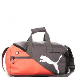 Puma Fundamentals Gray Duffle Bag