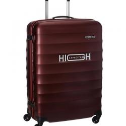 American Tourister Medium - 4 Wheel Hard Red 71W-0-10002 Luggage Trolley