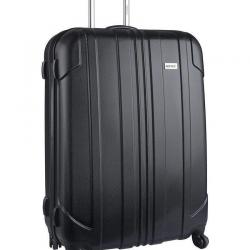 Novex Large 70 Cm & Above, 4 Wheel Hard Black Luggage Trolley