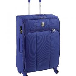 Delsey Paris Light Blue Check-in Luggage
