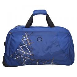 Delsey Blue Printed Duffle Bag