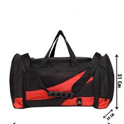 President Galaxy 55 Litres Black And Rust Duffle Bag