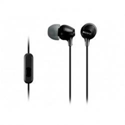 Sony MDR-EX15AP In-Ear Headphones With Mic, Black