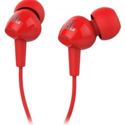 JBL C150SI In Ear Wired With Mic Earphones Red