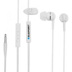 Blaupunkt BYZ340 In Ear Wired Earphones With Mic And Volume Control - White