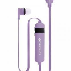 Zebronics BLUEBIRD In Ear Wireless With Mic Earphones Purple