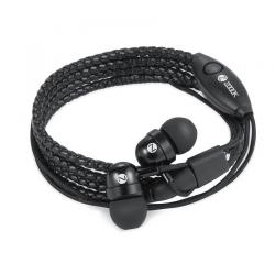 Zoook Rocker Wristband In Ear Wired Earphones With Mic Black