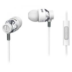 Philips Philips SHE5305WT/00 Headphones In Ear Wired Earphones With Mic White