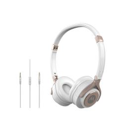 Motorola Pulse 2 Over Ear Wired Headphones With Mic - White