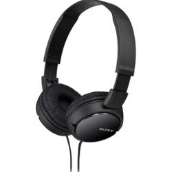 Sony MDR-ZX110 On Ear Wired Headphones Without Mic Black