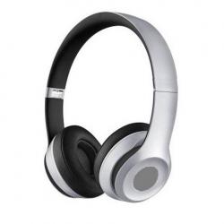 STERN & LOWE Bluetooth Headphone, Mic, Wireless & With 6 Month Warranty Color Silver Self Locking Wireless Bluetooth Headphones