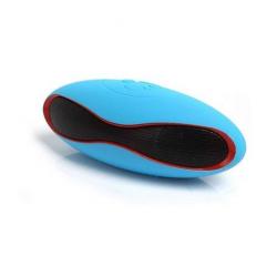 Landmark Blue Mini Rugby Bluetooth Portable Bluetooth Mobile/Tablet Speaker