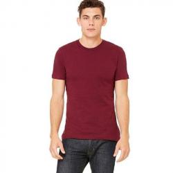 The Archer Solid Mens Round Neck Maroon T-Shirt
