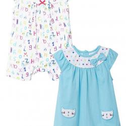FS Mini Klub Baby Girls Rompers - Pack Of 2
