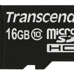 Transcend TS16GUSDC10 16GB Class 10 MicroSDHC Memory Card