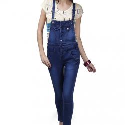X-POZ Denim Dungaree For Women