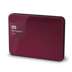 WD My Passport Ultra 1TB Portable External Hard Drive, Berry