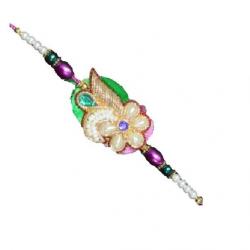 ECraftIndia Designer Rakhi Design Bhaiya Bhabhi Rakhi
