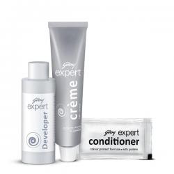 Godrej Expert Rich Crème Hair Colour, Natural Black, 62g+50ml