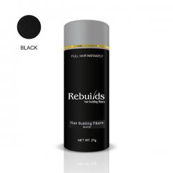 Rebuilds Hair Fibers, Black, 27 Grams
