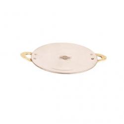 Indian Art Villa Steel Copper Tawa Tawa 17.78 Cm Diameter