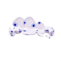 Servewell Blue Daisy Pack Of 31 Dinner Set