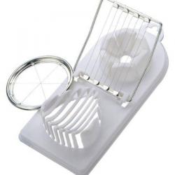 Krinu White 2 In 1 Boiled Egg Slicer/Cutter