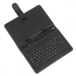 PTron Universal Leather Case Cover Stand USB Keyboard for All 7-inch Tablets
