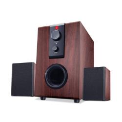 iBall Raaga 2.1 Q9 Full Wood Speakers Rosewood