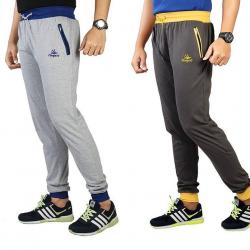 Mens Cotton Track Pants with Zipper Pockets Pack OF 4