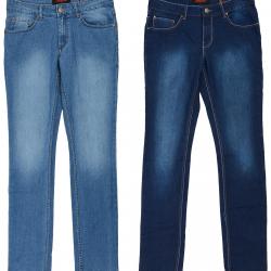 London Jeans Co. DNMX Mens Slim Fit Jeans - Combo of 2