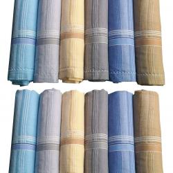 Handkerchief for Mens, Color Rumal 12pc Pack