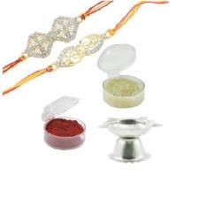Alphaman Raksha Bandhan ka Uphaar Floral Design Designer Rakhi