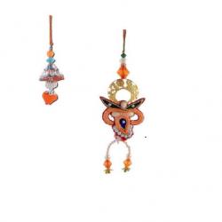 GRJ INDIA Traditional Style Design Scented Rakhi
