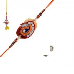 GRJ INDIA Traditional Style Design Scented Rakhi
