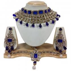 Sewad Alloy Jewel Set Blue