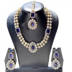 moKanc Alloy Jewel Set Blue