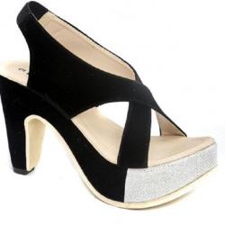 Dolphin Miles Designer High Women Black Heels