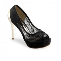 Shuz Touch Women Black Heels Black