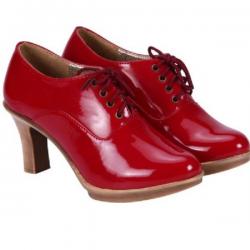 Fashion Mafia Women Red Heels Red