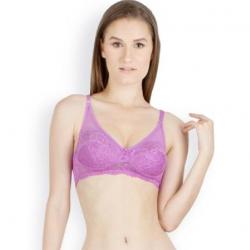 Da Intimo Seamless Womens T-Shirt Purple Bra