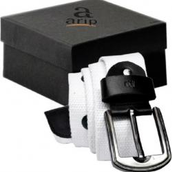 ARIP Boys, Girls, Men, Women Formal, Party, Evening, Casual White Canvas, Fabric Belt