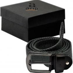 ARIP Boys, Girls, Men, Women Formal, Party, Evening, Casual Grey Canvas, Fabric Belt