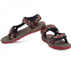 TerraVulc Men Brown, Red Sandals