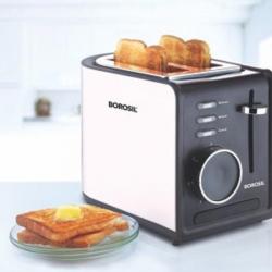 Borosil BTO850WSS21 850 W Pop Up Toaster