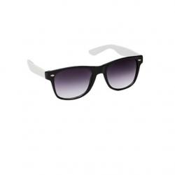 Gansta Black &amp; White Wayfarer Sunglasses