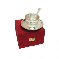 Odna Bichona Silver Plated Brass Tea Cup OBS00047