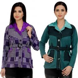 Candy House Womens Button Solid Cardigan