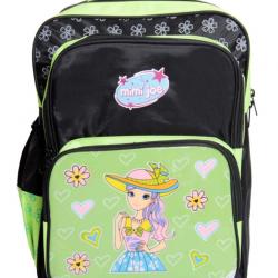 Priority Green Mimi Pretty Girls School Bag for Kids