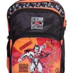 Priority Black Superman School Bag for Kids